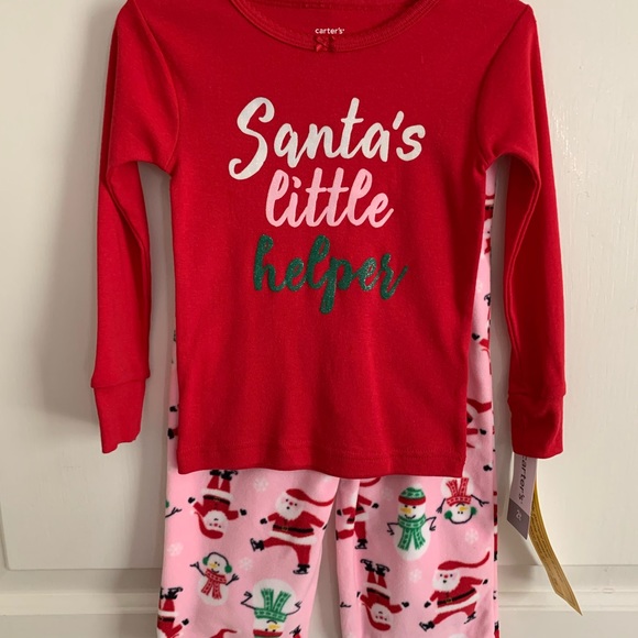 Carter’s Christmas Pajamas Size 2T - Picture 1 of 5